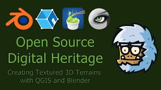 Creating Textured 3D Terrains with QGIS and Blender [upl. by Sharia]