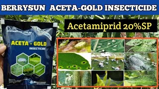 Berrysun AcetaGold Insecticide  Acetagold insecticide  Acetamiprid 20 [upl. by Fidelio411]