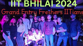 Grand Entry Freshers IITians 2024iitbhilai ytviral motivation shorts [upl. by Anwahsiek]