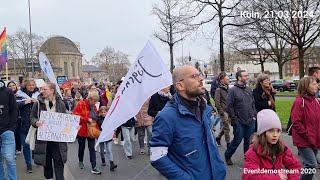 Internationaler Tag gegen Rassismus Demonstration Köln 21032024 [upl. by Ardnalak851]