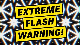 Psychedelic Strobe Light Party VJ Loop  EXTREME FLASH WARNING [upl. by Ylro875]