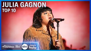 Julia Gagnon Live Performance of quotSomething In The Orangequot  American Idol 2024 [upl. by Huckaby]