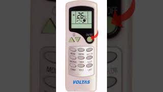 Voltas ac ko heat mode kaise kare  Voltas ac ka remote kaise chalate hain  Hot and cold ac [upl. by Aipotu]