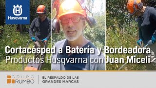 Tips de corte de césped con cortacésped y bordeadora Husqvarna con Juan Miceli [upl. by Annaiek]