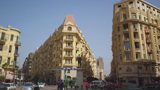 “Little Paris” in Egypt Cairos Talaat Harb Square [upl. by Bertie500]