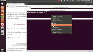 Add Image to your Grub UbuntuLinux Mint [upl. by Annawyt]