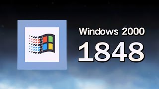 Instalacja i przegląd systemu  Windows 2000 Build 1848 [upl. by Cheyney]