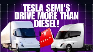 Tesla semi drives 250000 Miles in 18 months  500 miles every single day [upl. by Soma]