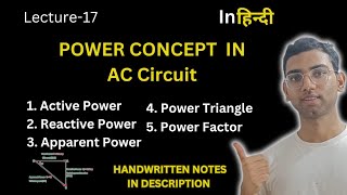 Active Power Reactive Power Apparent Power Power Triangle amp Power Factor Basic Electrical Engg [upl. by Desta630]