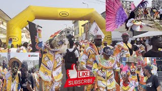 Christmas in Takoradi  2022 Masquerade Festival ANKOS [upl. by Annibo]