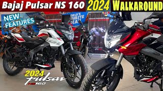 Bajaj Pulsar NS 160 🔥 2024 New Updates harx303 ns160 bajaj pulsarns160 2024 details review [upl. by Orsola532]