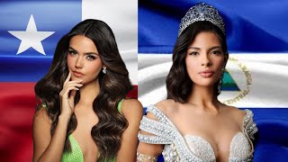 Reacción de Miss Chile cuando Miss Nicaragua ganó Miss Universe 2023 [upl. by Ameekahs]