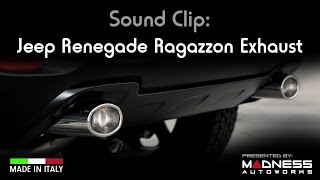 Jeep Renegade Performance Exhaust by Ragazzon Sound Clip [upl. by Maise]