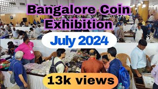 Bangalore coin exhibition July 2024  How to buy and sell coins  Nanyadarshini 2024 [upl. by Aholah]