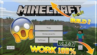 Tutorial Cara Download Minecraft 1207  Tanpa Bayar Di Playstore  Minecraft 1207 build 2 [upl. by Lelia]