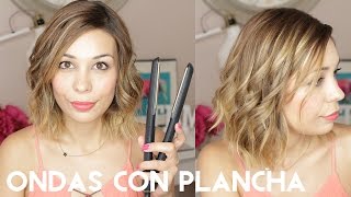 Ondas con Plancha  Pelo Corto [upl. by Adnowal840]