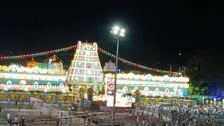 Tirupathi Temple View During Brahmotsavam Days  Tirupati Tirumala Temple  Decorations and Lighting [upl. by Finlay]