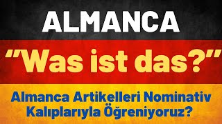 Ders 19 Almanca A1Temel Seviye  Was ist das almancaogreniyorum almanya deutscha1 [upl. by Jeannine234]