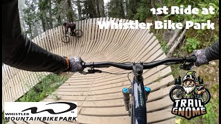 1st Run at Whistler Bike Park [upl. by Chaille169]