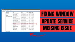 How To Fix Windows Update Service Missing Issue  Quick amp Easy Tutorial [upl. by Hickey]