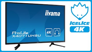 iiyama ProLite X4071UHSUB1 4K 40 Zoll Monitor  Unboxing amp Kurzreview [upl. by Shurlocke]