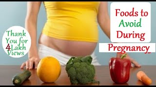 8 Foods to Avoid During Pregnancy II Pregnancy Diet Plan II Diet in First Trimester to Third Trimest [upl. by Tigdirb]