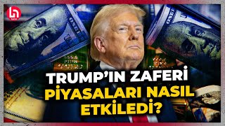 Yatırımcılar dikkat Piyasalar Trumpın zaferini nasıl karşıladı İşte altın ve dolarda son durum [upl. by Aretak586]