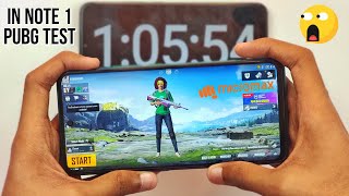 Micromax IN Note 1 Pubg Test Heating and Battery Test  Multi Touch Issue [upl. by Analart]