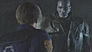 Resident Evil 2 Remake  All Tyrant Cutscenes Mr X Scenes RE2 Remake 2019 PS4 Pro [upl. by Ear]