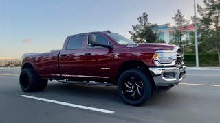 2022 Dodge RAM 3500 Level Kit w 35” Tires on 22 Inch Wheels [upl. by Sheffy]