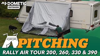 Dometic Rally Air Tour Awning Pitching amp Packing Video [upl. by Spratt]