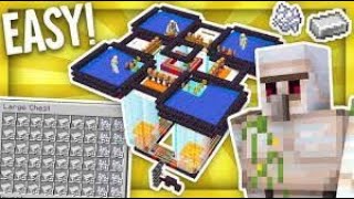 5 BEST Iron Farm Designs in Minecraft  EASY Automatic Iron [upl. by Granoff283]