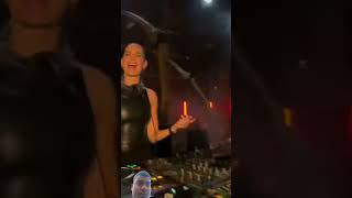 Lily Dance 🤩🥳 festival techno rave dj lilly djlily technomusic shorts [upl. by Henryk460]