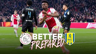 BETTER PREPARED 🧐📊  Ajax 🆚 RKC Waalwijk [upl. by Notlrahc]