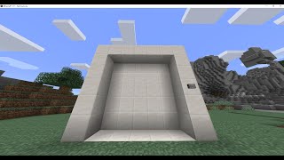 How To Make a 7x7 Piston Door in Minecraft  Very Simple [upl. by Chura]