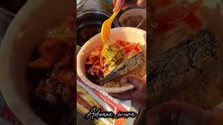 Attieke lovers ghanafood youtubeshorts shorts ghanianfood foodie delicious [upl. by Alakam]