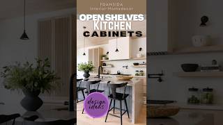 Open shelves kitchen cabinet ideas interiordesigntrend2024 [upl. by Zamora]