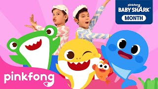 Baby Shark Dance  More  Compilation  Shark Month Special  Pinkfong Official [upl. by Asirram]