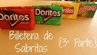 🌟 Haz una BILLETERA con bolsas DE SABRITAS 3° Parte  Armado [upl. by Hajidahk]