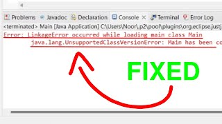 SOLVED Java LinkageError occurred while loading main class in Eclipse [upl. by Eenafets]