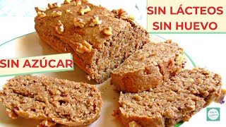 SIN AZÚCARBudín de BANANA INTEGRAL VEGANO [upl. by Noled]