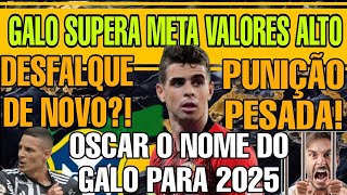 🌟OSCAR INVESTIMENTO BAIXO🌴PALMEIRAS MUITOS DESFALQUES💰GALO SUPERA META 🕸️ ARANA DESFALQUE MILITO [upl. by Odiug]