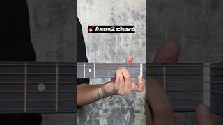 asus2 chord on guitara sus 2guitar basic lessonchord guitar lesson [upl. by Dyna]