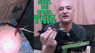 Balestra 80 Libras  Setas para Caça  Review e Teste [upl. by Hollingsworth]