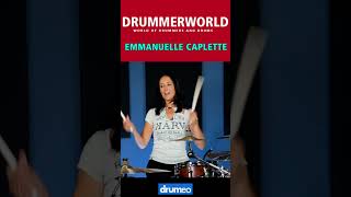 Emmanuelle Caplette SHORT provided by Drumeo emmanuellecaplette drumeo drummerworld [upl. by Orlanta]