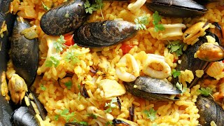 Mixed Seafood Paella [upl. by Johnathan]