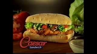 KFC  Caesar Sandwich  Australian Ad 2001 [upl. by Themis]