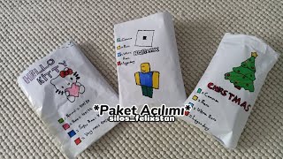 Paket Açılımı Hello Kitty RobloxChirtsmas keşfet paketacilimi hellokitty roblox christmass [upl. by Bedad660]