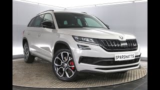 Skoda Kodiaq 20 BiTDI vRS DSG 4WD Euro 6 ss 5dr 7 Seat [upl. by Grannie]