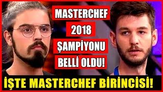 MasterChef 2018 Yarışmasının Birincisi Belli Olduİşte 100 Bin TLlik Şampiyon [upl. by Kassel]